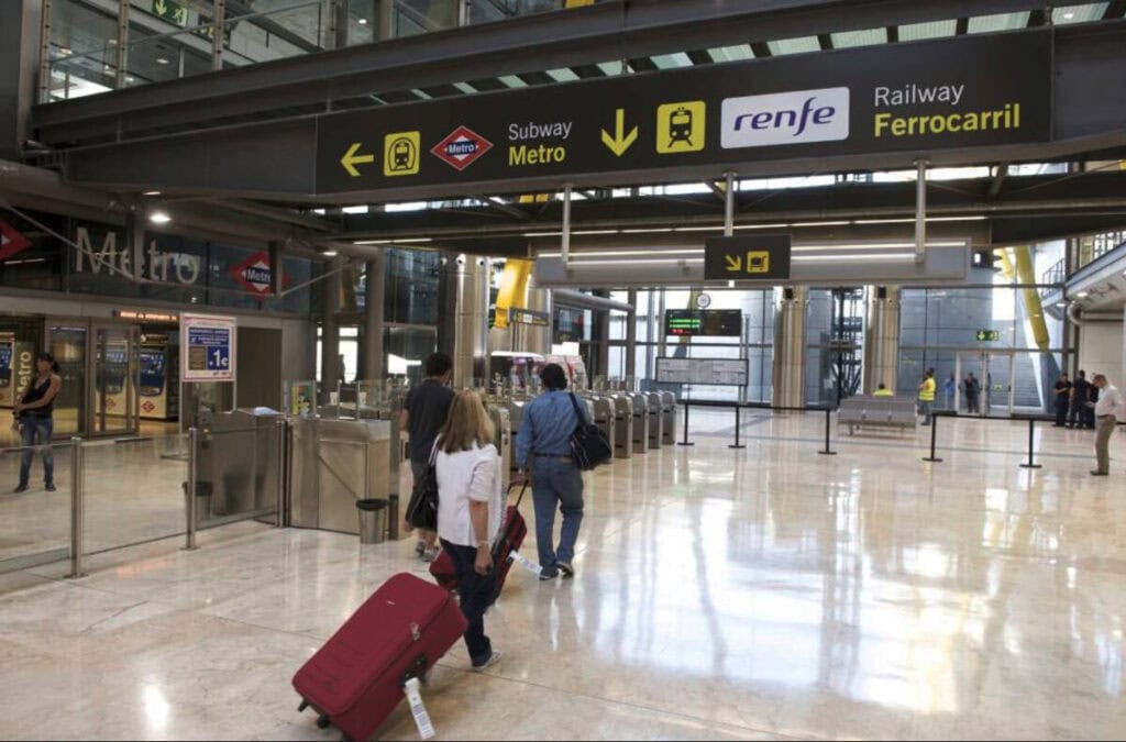 madrid airport to the city center
