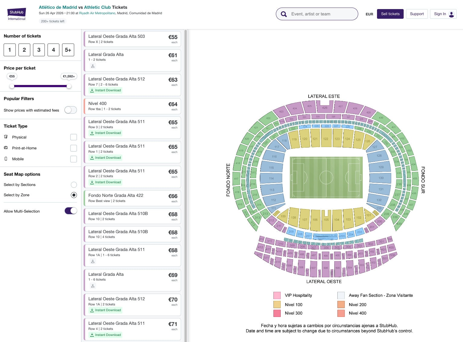 Step 3: Pick your tickets