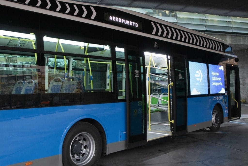 express bus from madrid airport to the city center