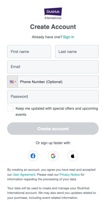 Step 1: Set up your account